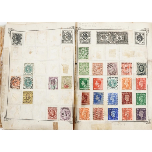 1775 - Collection of 19th century and later stamps arranged seven stock books and albums including Commonwe... 