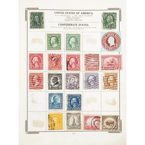 1775 - Collection of 19th century and later stamps arranged seven stock books and albums including Commonwe... 