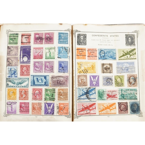 1775 - Collection of 19th century and later stamps arranged seven stock books and albums including Commonwe... 