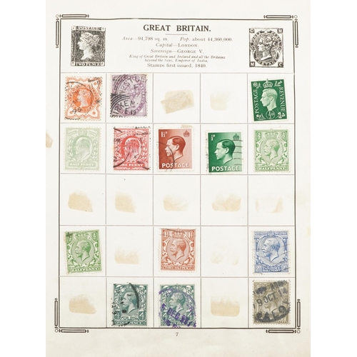 1775 - Collection of 19th century and later stamps arranged seven stock books and albums including Commonwe... 