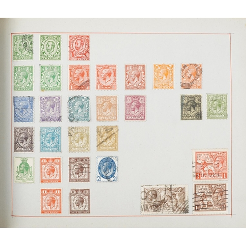 1765 - Collection of 19th century and later world stamps arranged in an album including Hong Kong and Strai... 