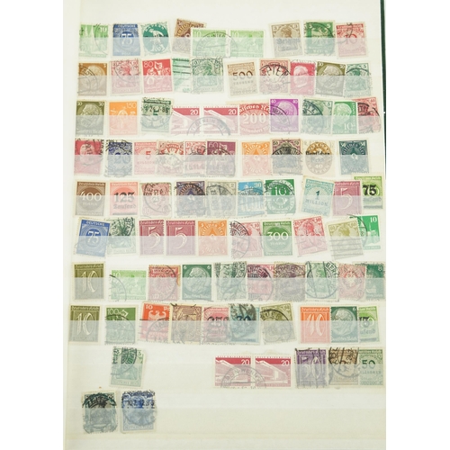 1795 - Collection of 19th century and later stamps arranged seven stock books and albums including Germany,... 