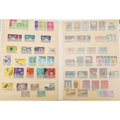 1757 - Collection of 19th century and later stamps arranged seven stock books and albums including Germany,... 