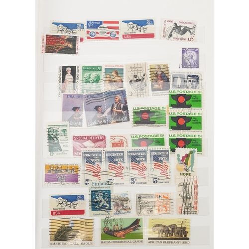 1760 - Collection of 19th century and later stamps arranged seven stock books and albums including Great Br... 