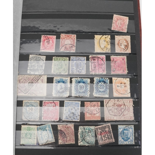 1760 - Collection of 19th century and later stamps arranged seven stock books and albums including Great Br... 