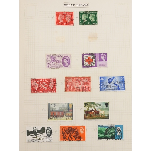 1760 - Collection of 19th century and later stamps arranged seven stock books and albums including Great Br... 