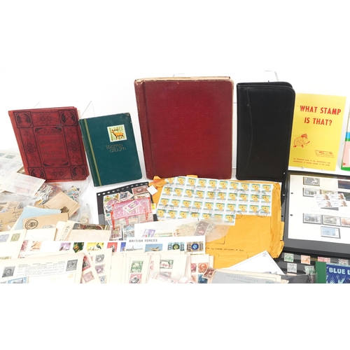 1804 - Extensive collection of British and world stamps and covers, some arranged in two albums