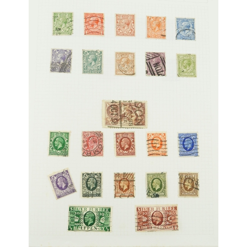 1793 - Victorian and later British stamps arranged in five albums including Seahorses and Silver Jubilee