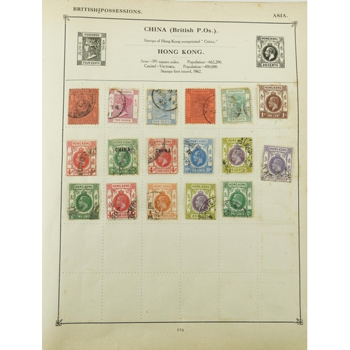 1786 - 19th century and later British and world stamps arranged in an album including Penny Reds