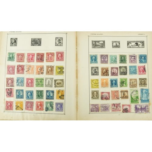 1786 - 19th century and later British and world stamps arranged in an album including Penny Reds