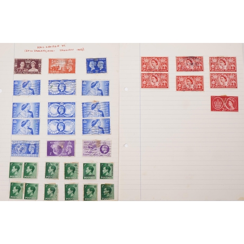 1764 - Collection of 19th century and later stamps arranged seven stock books and albums including Great Br... 