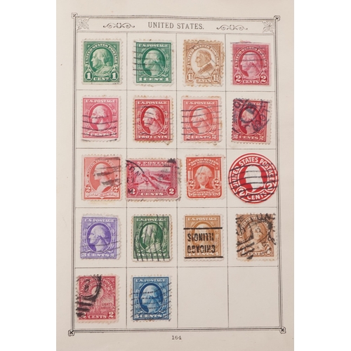 1764 - Collection of 19th century and later stamps arranged seven stock books and albums including Great Br... 