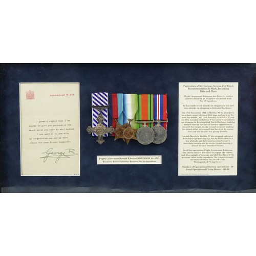 619 - British military World War II and later five medal group relating to Flight Lieutenant Ronald Edward... 