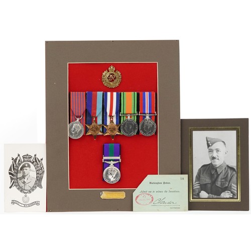 600 - British military World War II and later father and son George medal group, relating to Albert Henry ... 