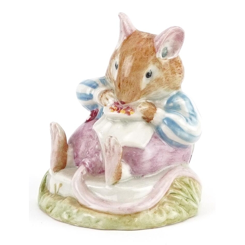 712 - Royal Doulton Bramley Hedge Mr Toadflax figure with box, D BH 10, 7cm high