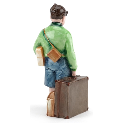 655 - Royal Doulton The Boy Evacuee figure HN3202 with certificate, limited edition 6423/9500, 21cm high