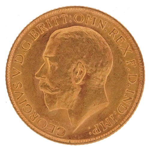 2018 - George V 1913 gold sovereign