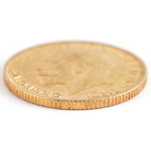 2018 - George V 1913 gold sovereign