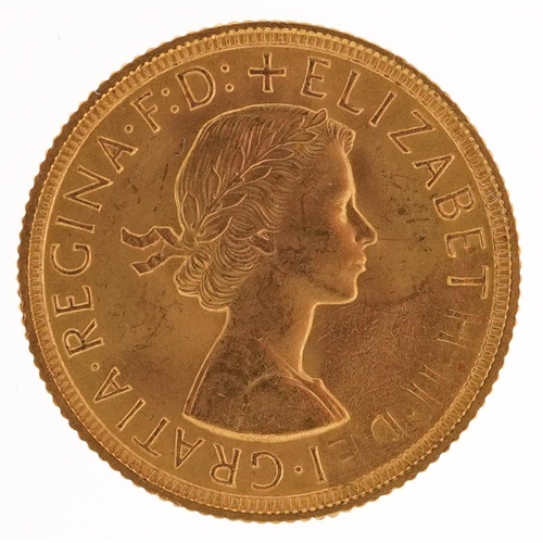 2020 - Elizabeth II 1958 gold sovereign