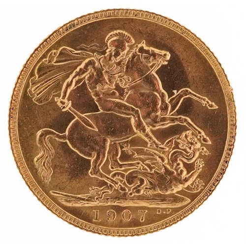 2013 - Edward VII 1907 gold sovereign