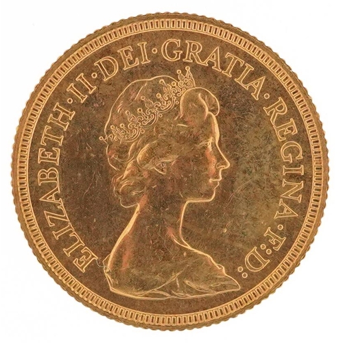 2025 - Elizabeth II 1981 gold sovereign