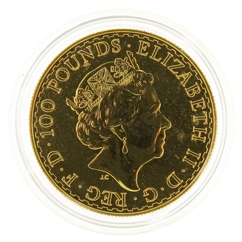 2050 - Elizabeth II 2017 Britannia one ounce fine gold one hundred pound coin