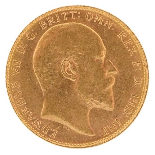 2014 - Edward VII 1908 gold sovereign, Perth Mint