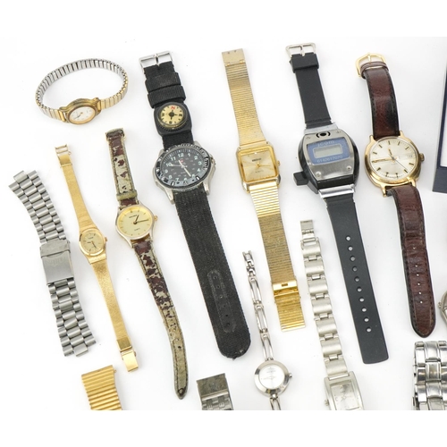 2800 - Vintage and later ladies and gentlemen's wristwatches and a Kays screw back Lever pocket watch inclu... 