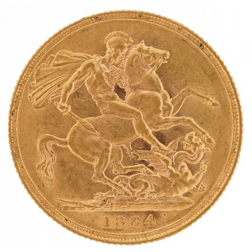 2006 - Victoria Young Head 1884 gold sovereign, Sydney Mint