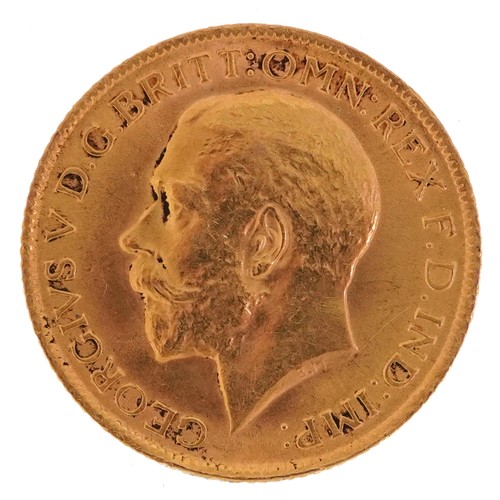 2017 - George V 1915 gold sovereign