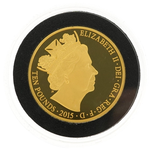 2037 - Elizabeth II 2015 five ounce gold proof coin by The Royal Mint commemorating The Longest Reigning Mo... 