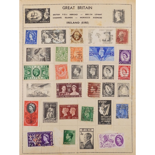 1761 - Extensive collection of British and world stamps, predominantly arranged on sheets, including China