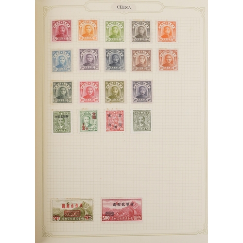 1757 - Collection of European and Commonwealth stamps arranged in two albums including Germany and France