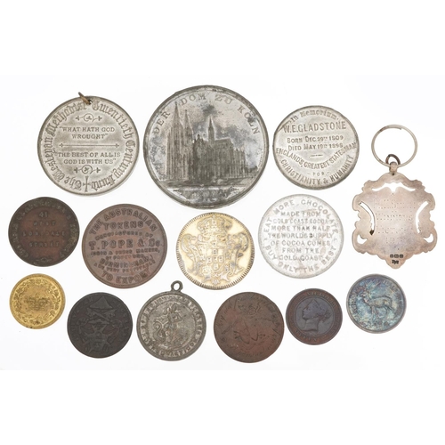 1544 - 18th century and later coinage and tokens including Johannes Pirate coin, Australian token manufactu... 