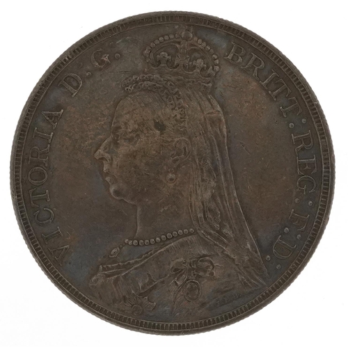 2078 - Queen Victoria Jubilee Head 1887 silver crown