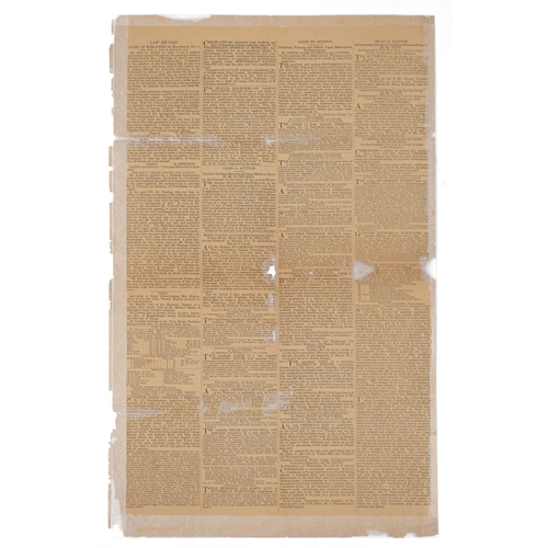 1745 - **WITHDRAWN** Early 19th century Naval interest The Times newspaper detailing The Battle of Trafalga... 