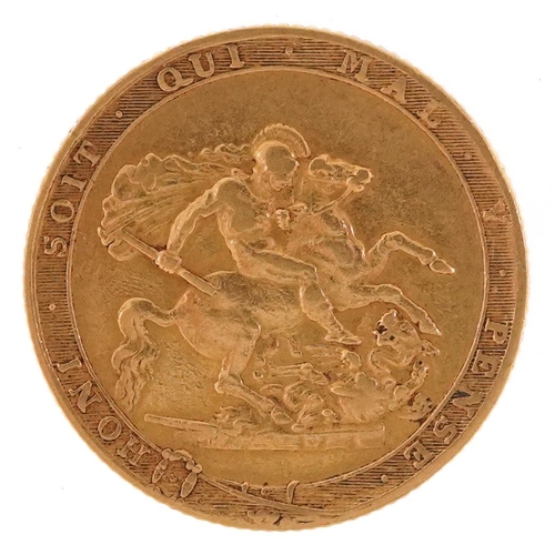 2002 - George III 1820 gold sovereign