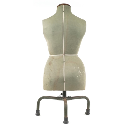 1194 - Vintage Singer floor standing mannequin on stand, 93cm high