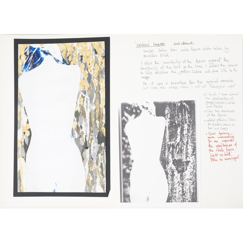 469 - Neil Wilkinson - Folio of drawings and works from Brighton Art College, overall 42cm x 30cm