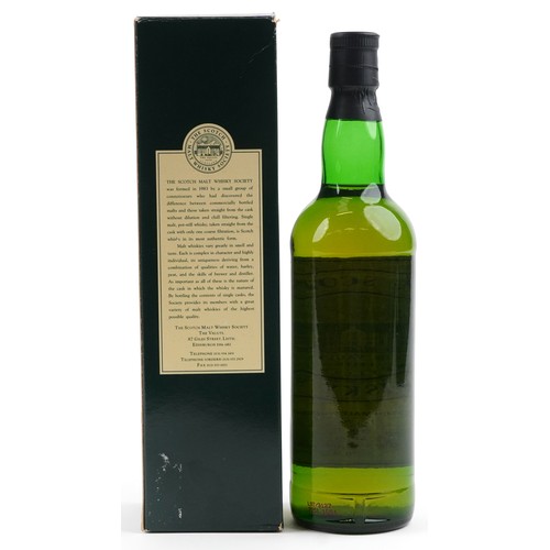 161 - Bottle of Scotch Malt Whisky Society Single Cask 18 years old whisky with box, Society cask no 55.8,... 