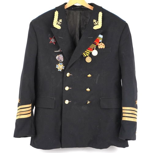 1879 - Russian military interest tunic with various medals and badges