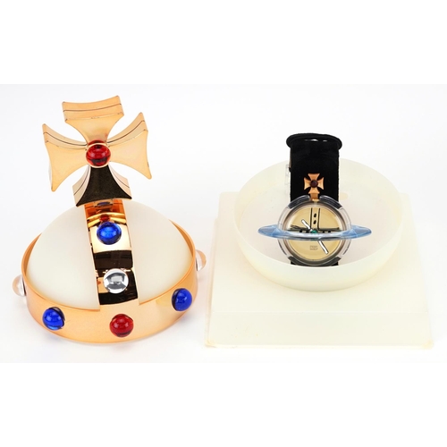 2802 - Vivienne Westwood for Swatch, vintage limited edition Pop Swatch Orb quartz wristwatch with box and ... 