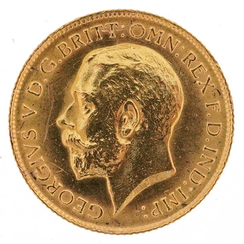 2035 - George V 1914 gold half sovereign