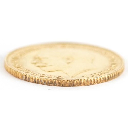 2035 - George V 1914 gold half sovereign