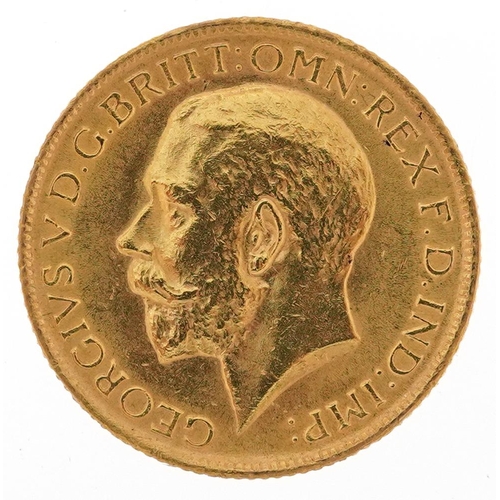 2016 - George V 1915 gold sovereign