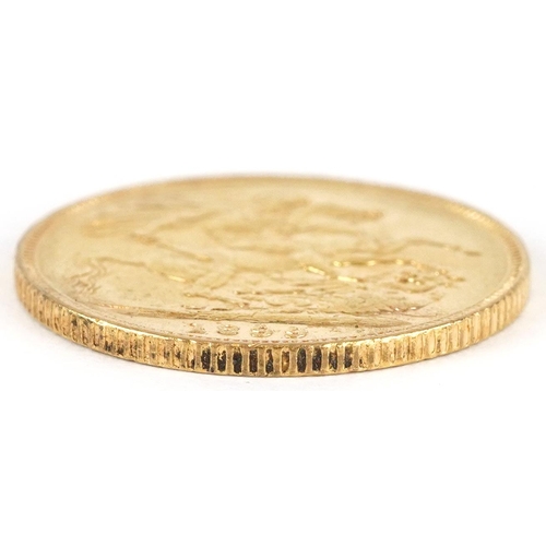 2011 - Queen Victorian 1899 gold sovereign