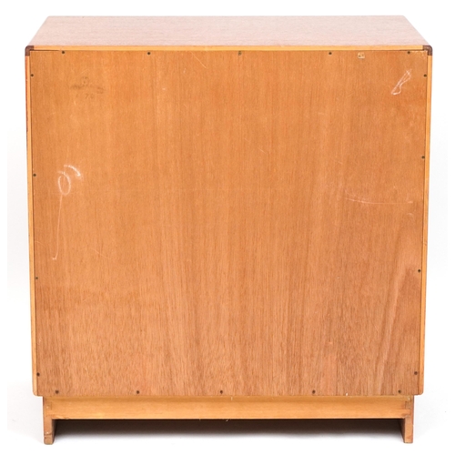 1007 - G Plan, Mid century Fresco teak four drawer chest, 76cm H x 72.5cm W x 44.5cm D