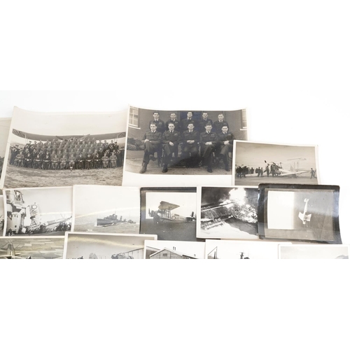 1855 - British military World War II black and white photographs and postcards relating to Evan David Verdl... 