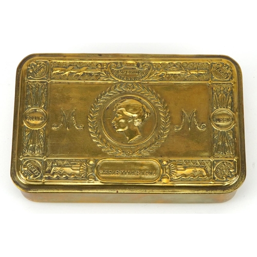 1849 - British military World War I brass Mary tin