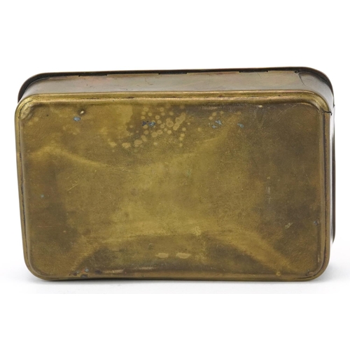 1851 - British military World War I brass Mary tin